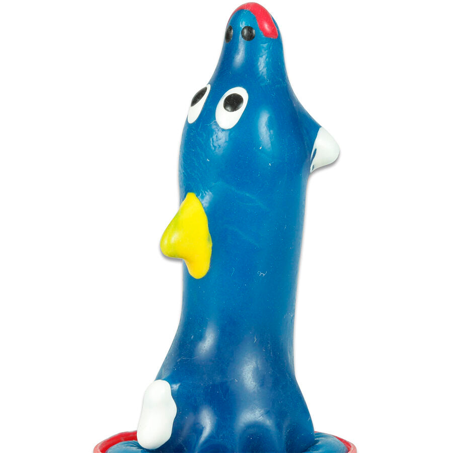 Condomerie Condón Novelty Pintado a Mano Delfín Azul Real