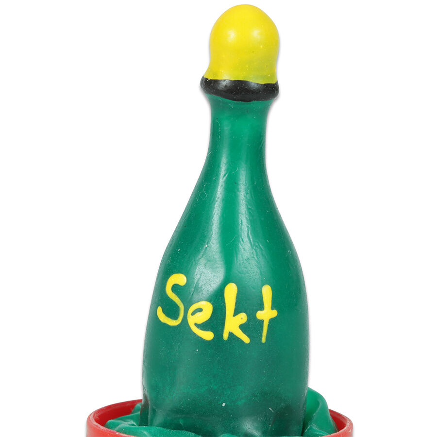Condones Novelty Handpainted Champagne - Condomerie