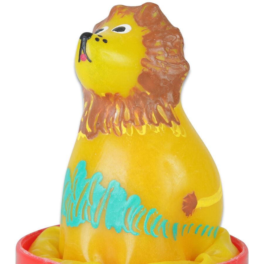 Condomerie Condones Novelty Pintados a Mano - León Sentado