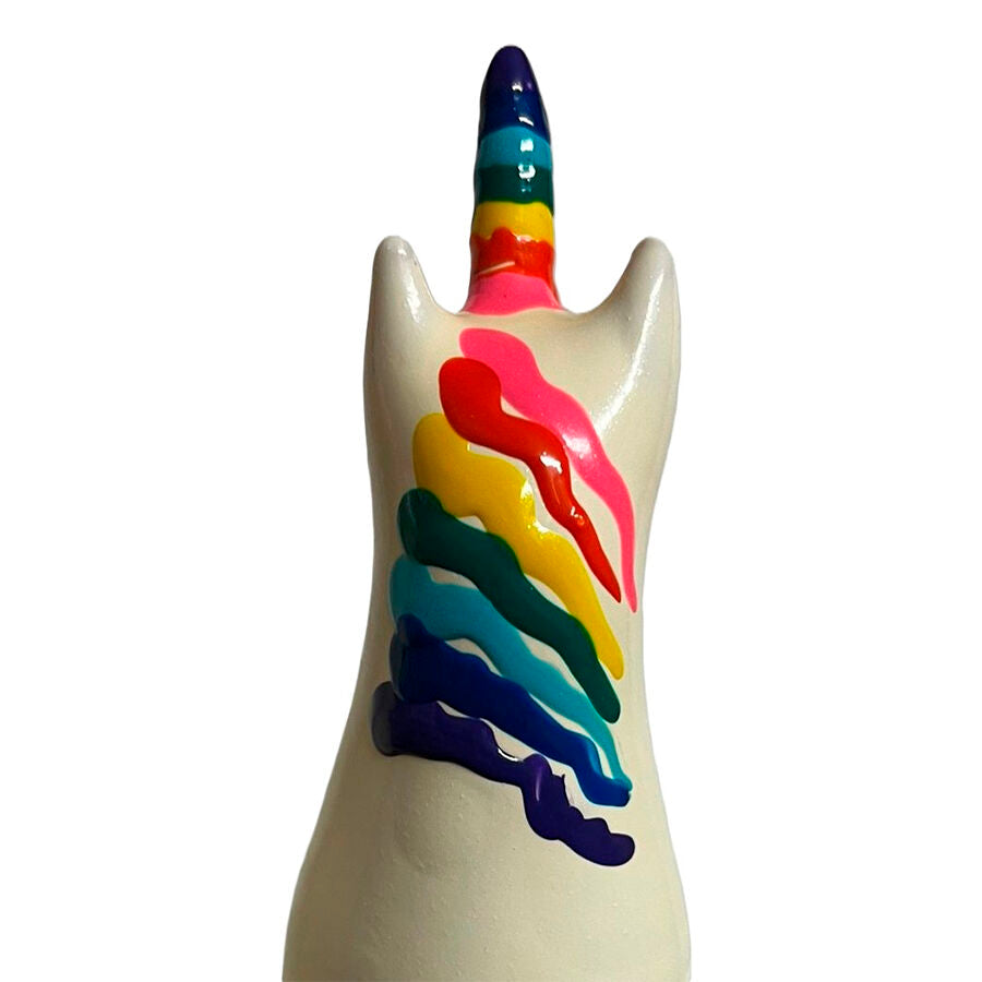 Condomerie Handpainted Unicorn Rainbow - Erotikspielzeug Artesanal
