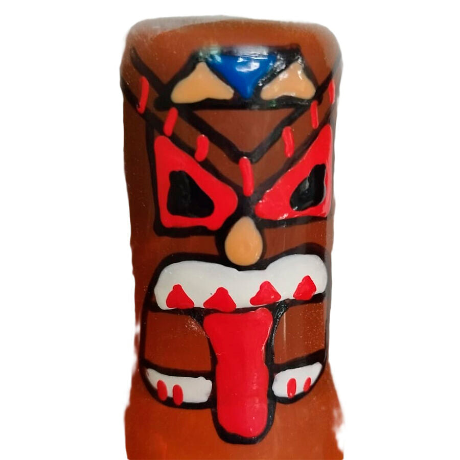Condones Novelty Tiki Totem Pintados a Mano - Condomerie