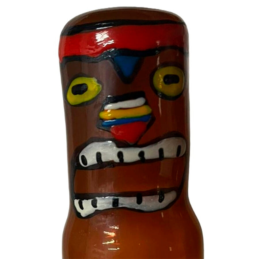 Condomerie Preservativo Decorativo Pintado a Mano Tiki Totem Hawaii