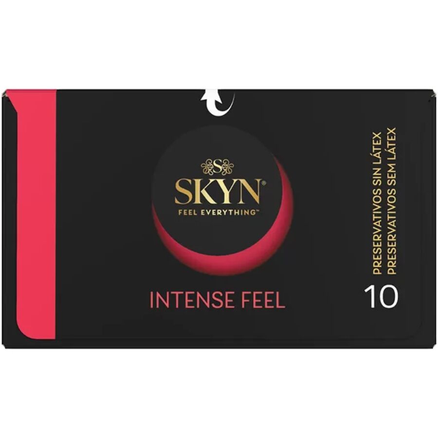 Skyn Intense Feel - Preservativos sin Látex con Textura Ondulada 10 Unidades