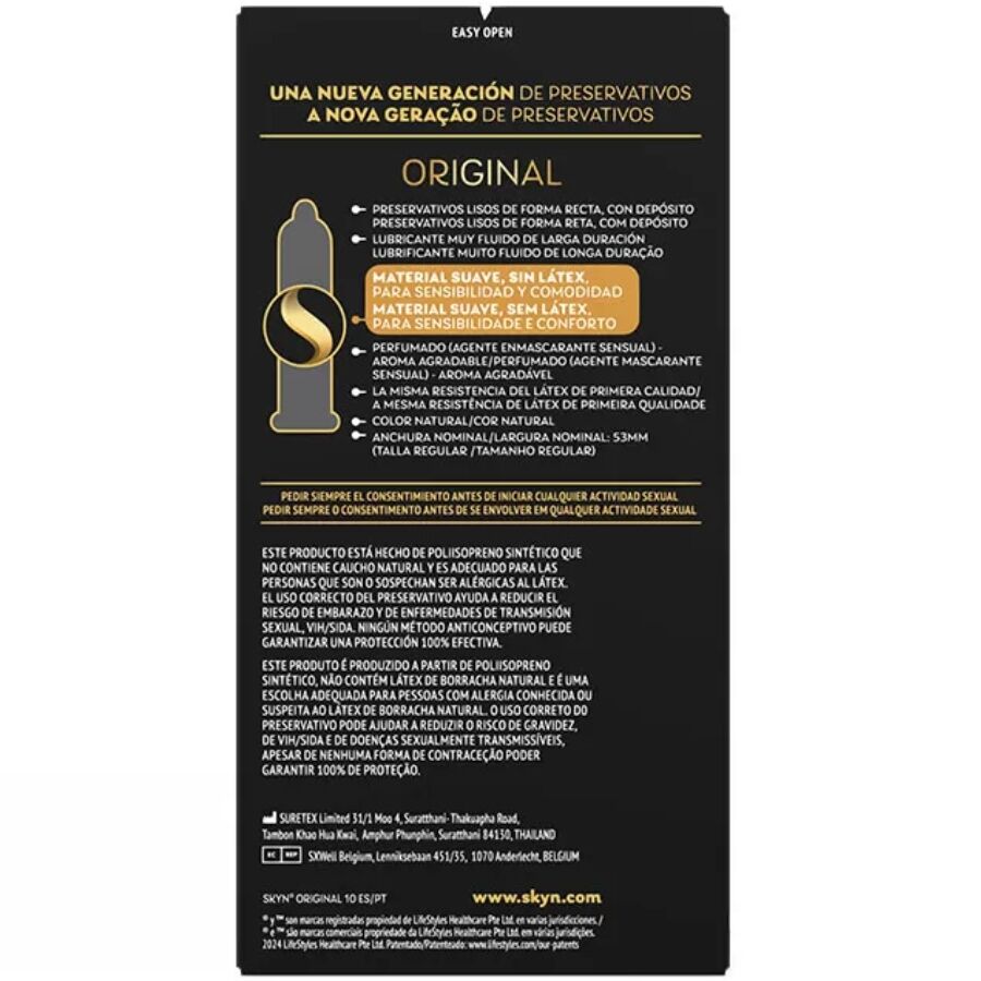 Skyn Original Preservativos sin Látex Natural Sensation 10 Unidades