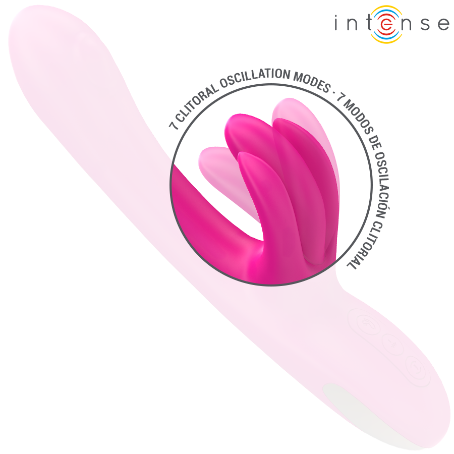 Intense Britney Multifunction Rabbit Vibrator 23 cm Rosa