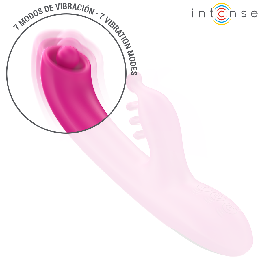 Intense Christina Vibrador Multifunción 22,5 cm Rosa