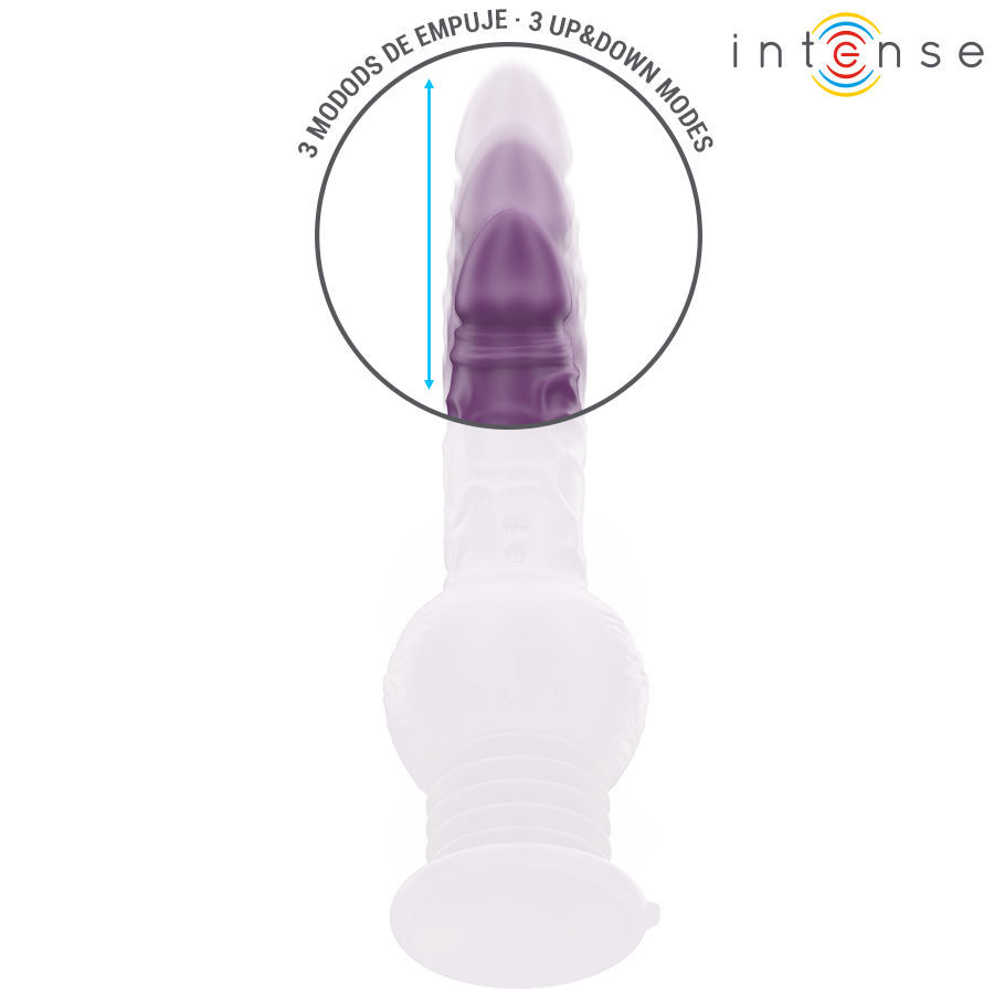 Intense Tatum Vibrador Multifunción 24 cm Púrpura
