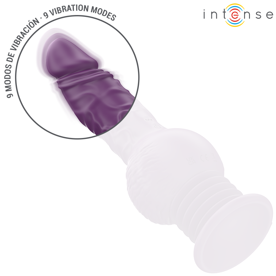 Intense Tatum Vibrador Multifunción 24 cm Púrpura