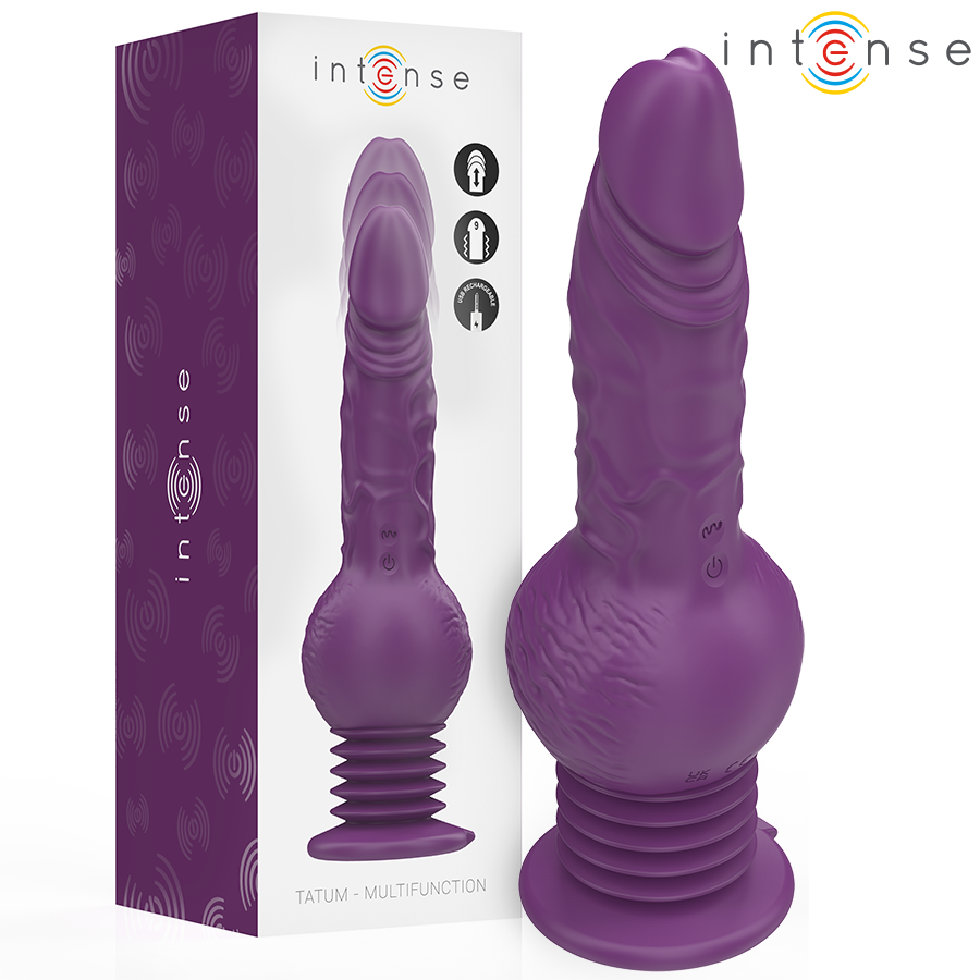 Intense Tatum Vibrador Multifunción 24 cm Púrpura