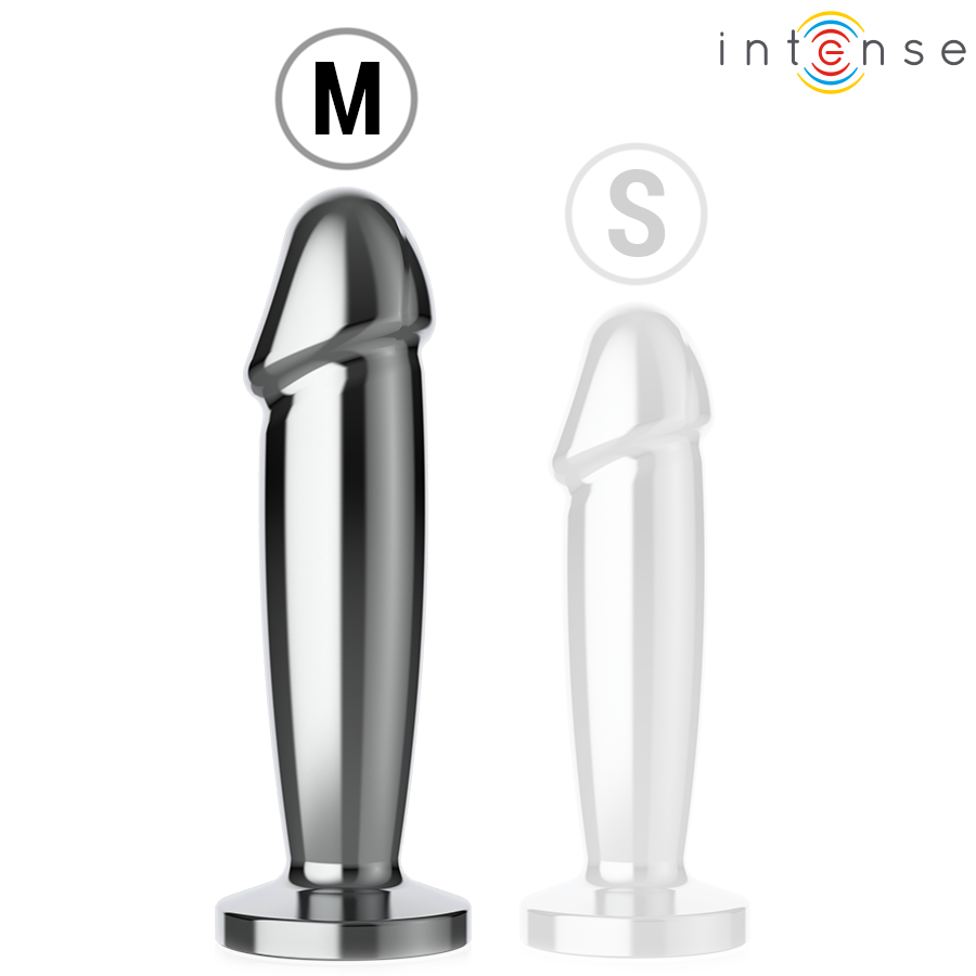 Intense Anal Plug Metal - 10 Vibraciones con Control Remoto