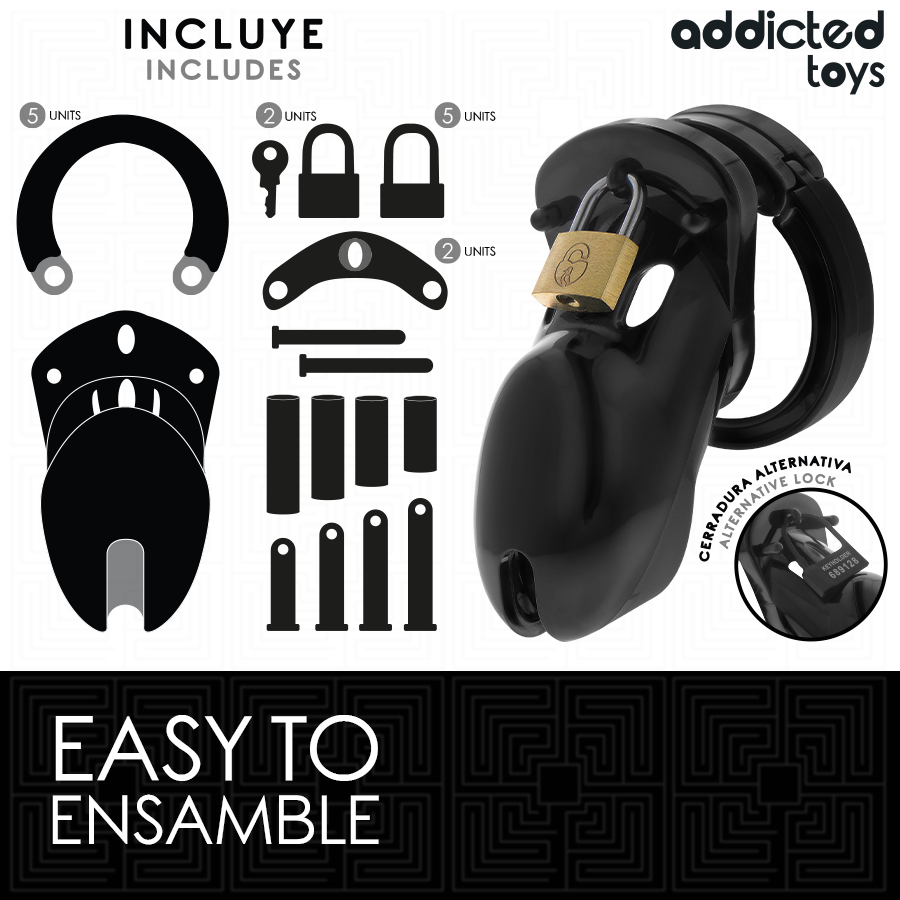 Addicted Toys Locked Forbidden Vault - Jaula de Castidad 10 cm