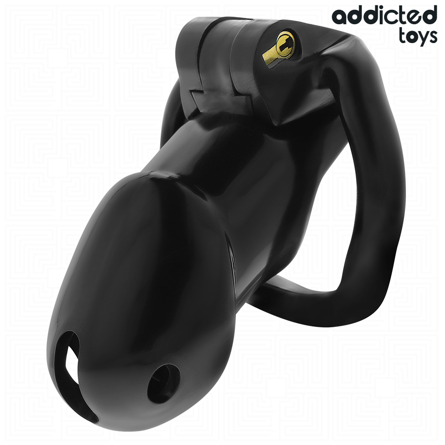 Jaula de Castidad Mindnight Cell Talla L - Acero Inoxidable y Plástico Seguro