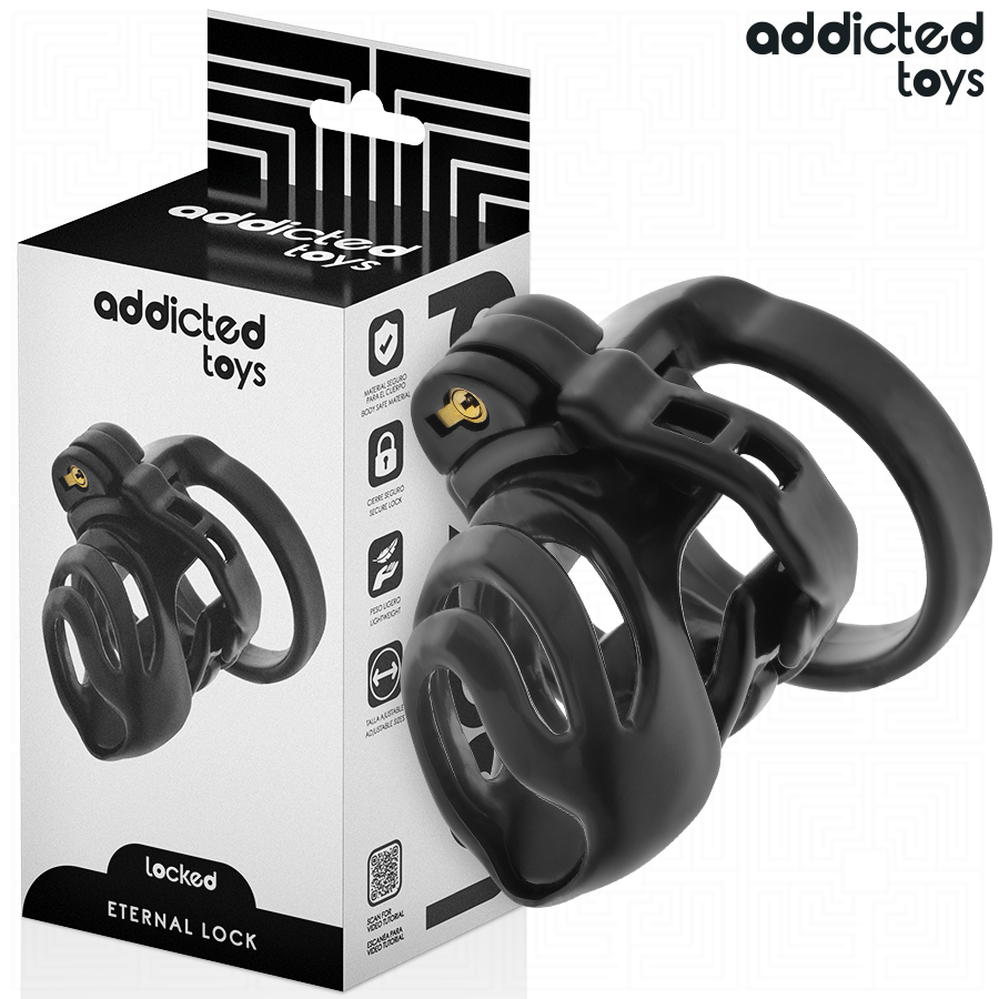 Addicted Toys Locked Eternal Lock - Jaula para Pene 9 cm