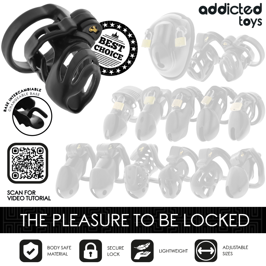 Addicted Toys Locked Eternal Lock - Jaula para Pene 9 cm