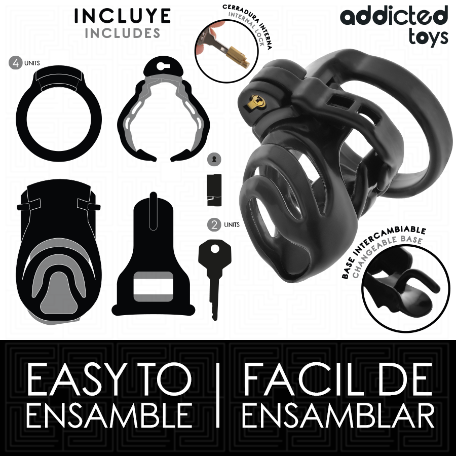 Addicted Toys Locked Eternal Lock - Jaula para Pene 9 cm