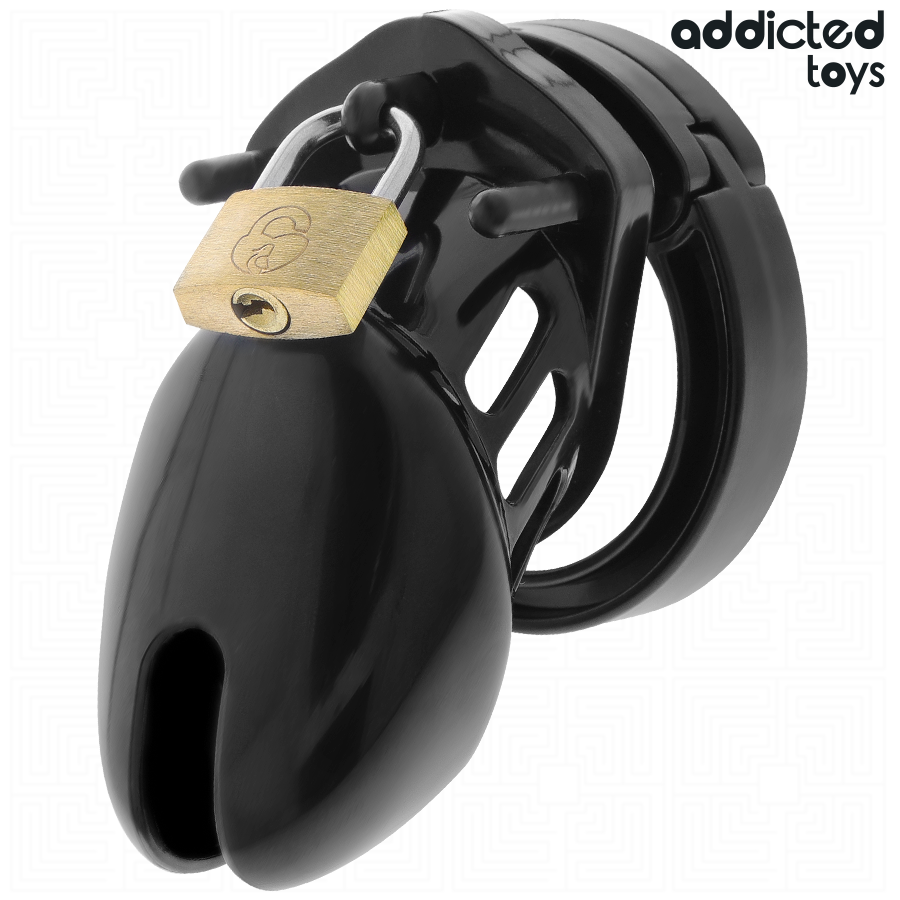 Addicted Toys Locked Obsidian Hold - Jaula para Pene Talla S