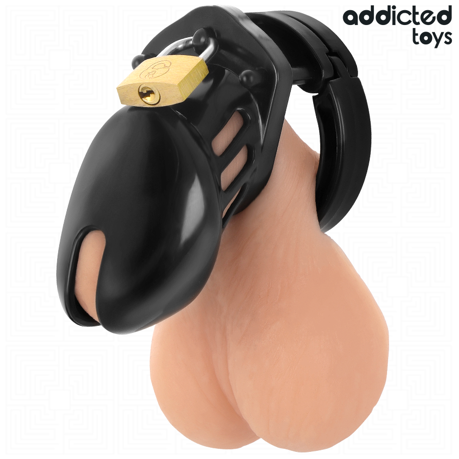 Addicted Toys Locked Obsidian Hold - Jaula para Pene Talla S