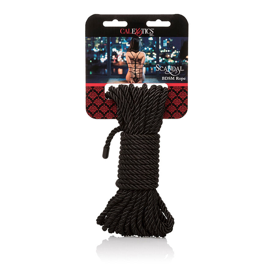 Scandal Black BDSM Rope 10 m - Cuerda Sedosa para Bondage