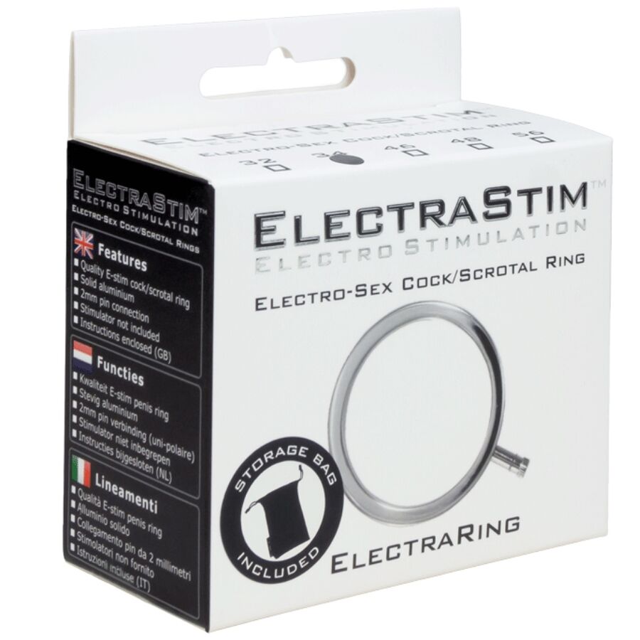 Electrastim Electrarings Metal Penis Ring 34 mm - Anillo Estimulador