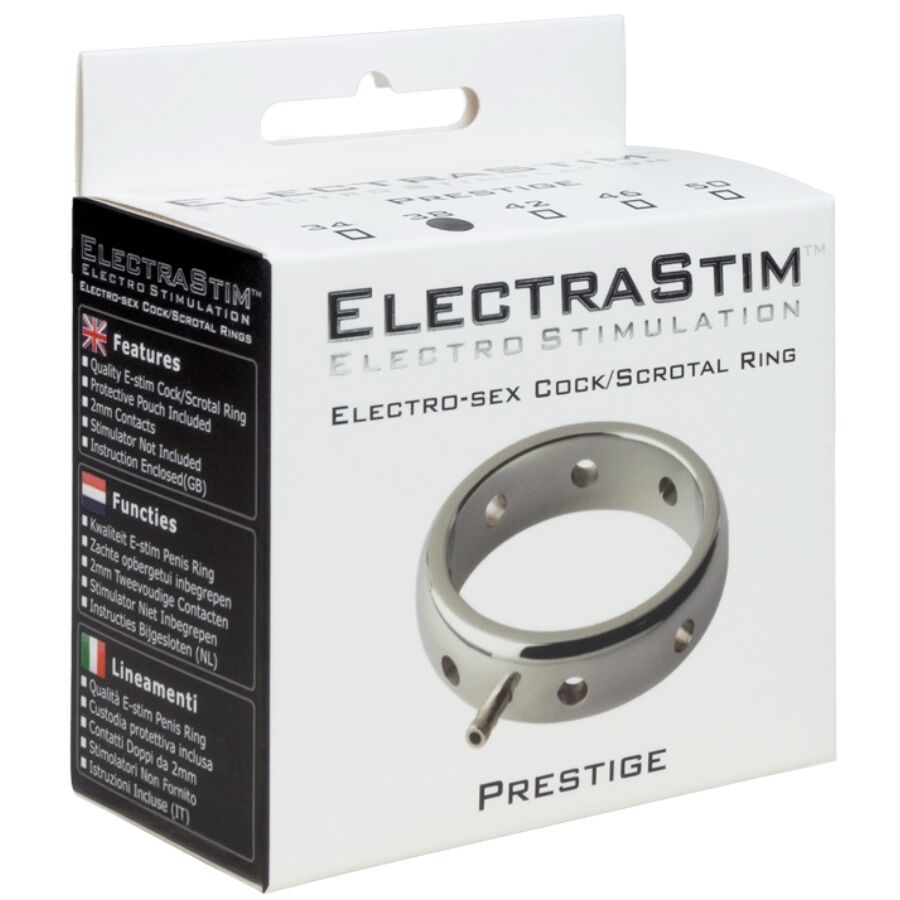 Electrastim Prestige Anillo Peneano Electromagnético Metal 34 mm