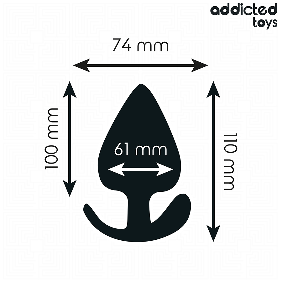 Addicted Toys Anal Plug Silicone XXL 11 cm