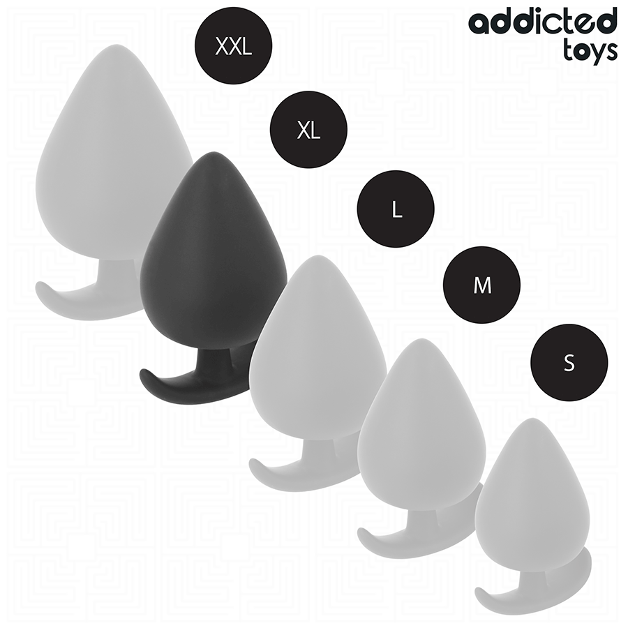Plug Anal Silicona Talla XL 9,5 cm - ADDICTED TOYS
