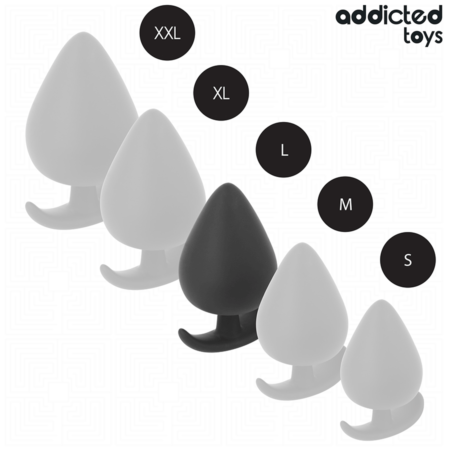 Plug Anal de Silicona Talla L 8 cm - ADDICTED TOYS