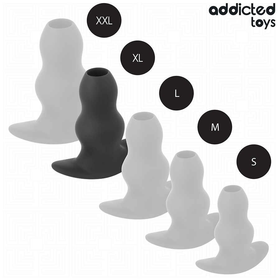 Addicted Toys Hollow Anal Plug Silicone XL 13.9 cm