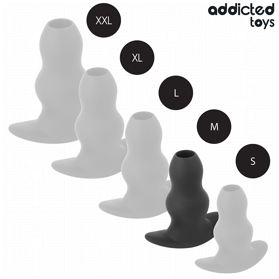 Addicted Toys - Plug Anal Hueco Silicona Talla M
