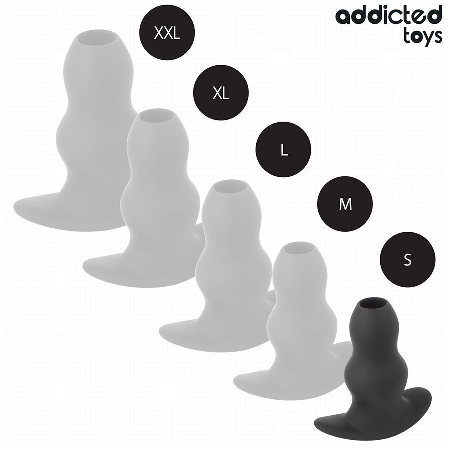 Addicted Toys Hollow Anal Plug Silicone Talla S