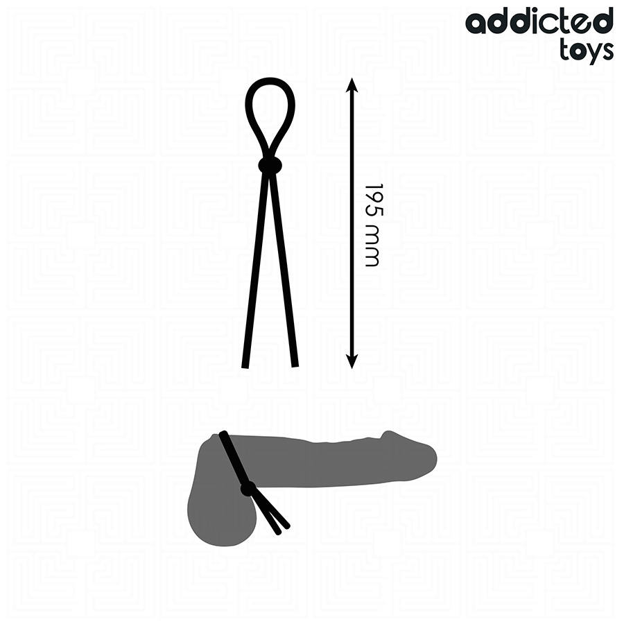 Cuerda de Silicona ADDICTED TOYS - Single Loop Penis