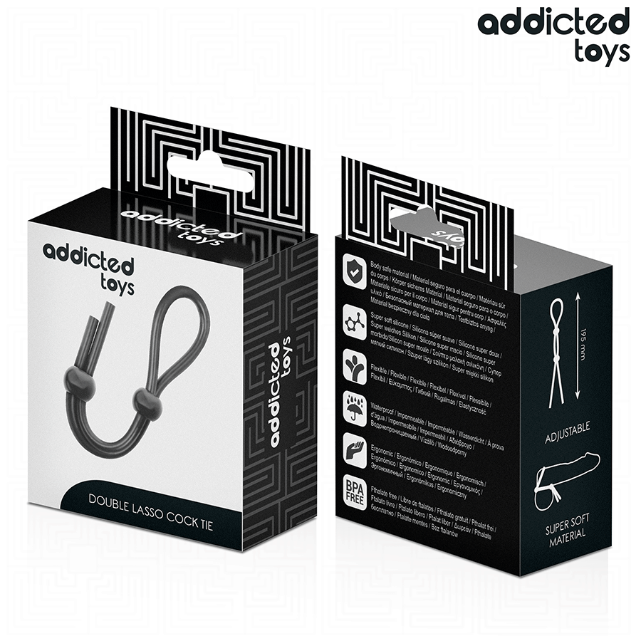 Silicone Rope Double Loop Penis - Addicted Toys