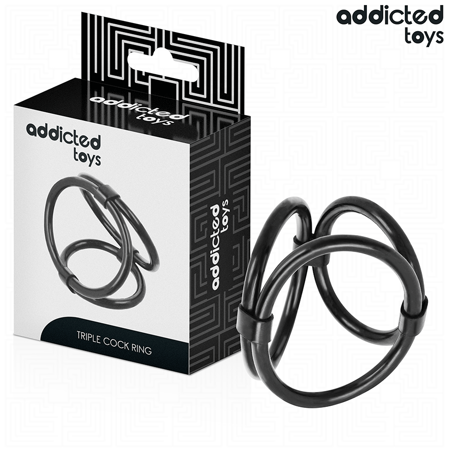 Triple Penis Ring - Addicted Toys