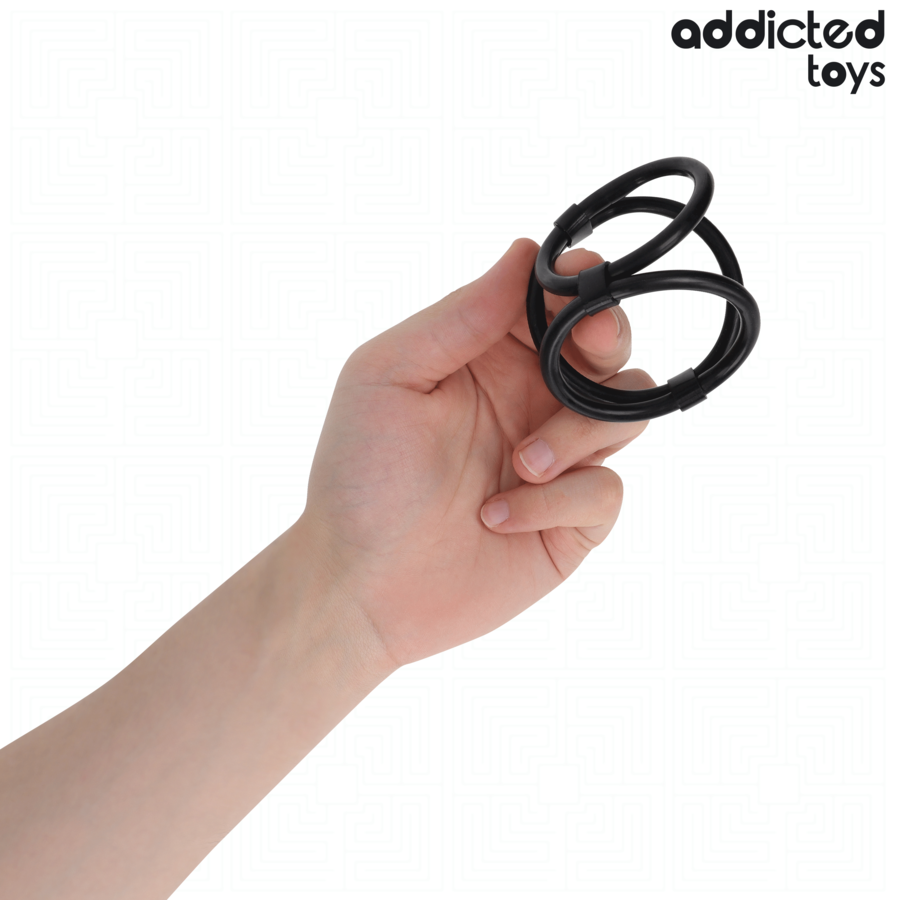 Triple Penis Ring - Addicted Toys
