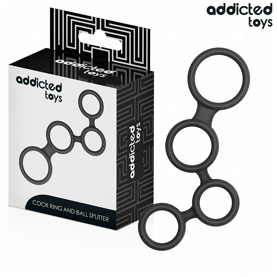 Anillo Peneano con Divisores para Testículos ADDICTED TOYS