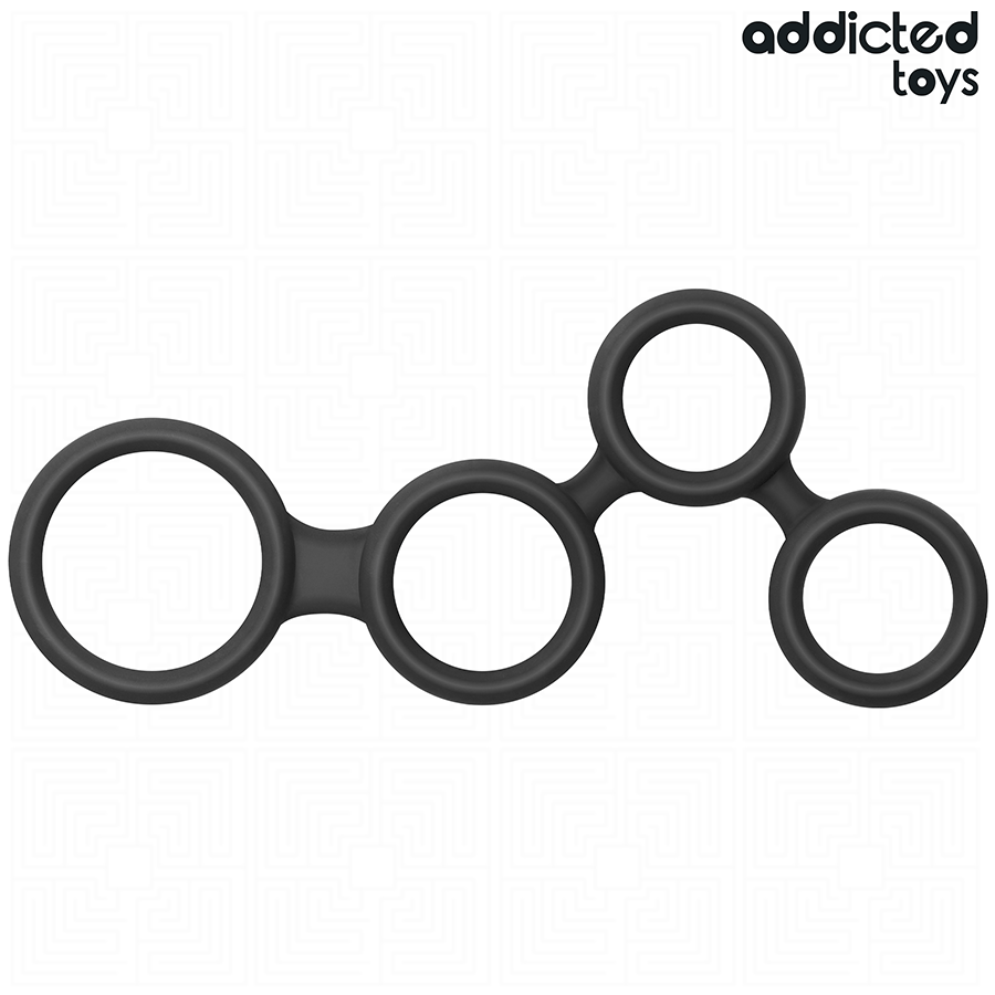 Anillo Peneano con Divisores para Testículos ADDICTED TOYS