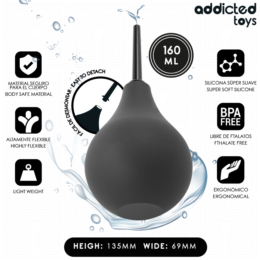 Addicted Toys Travel Anal Cleaner Size M 160 ml