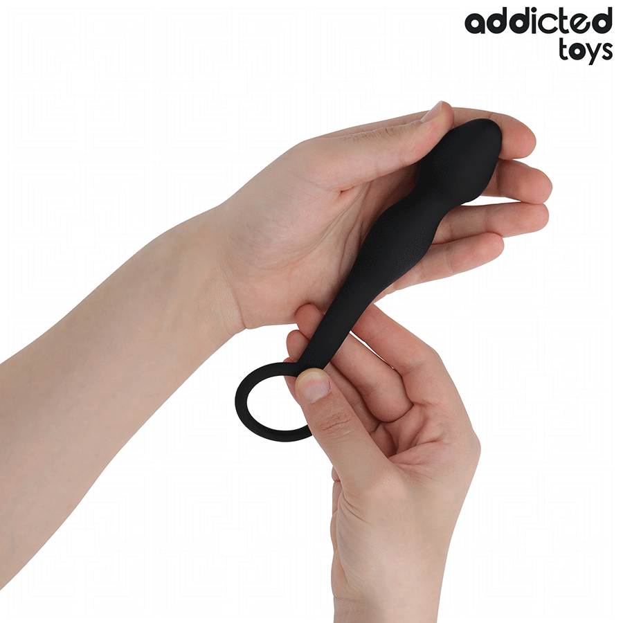 Addicted Toys Anal Plug with Ring Silicone Model 3