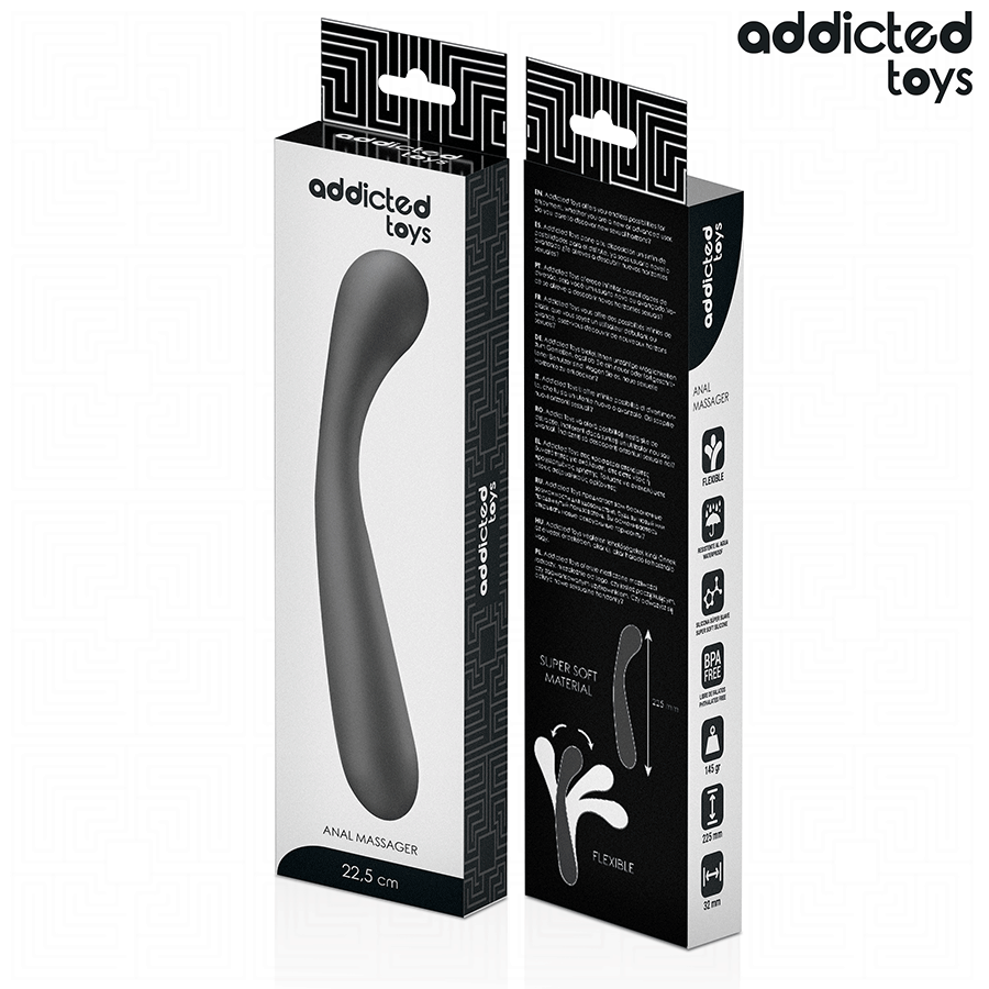 Addicted Toys Double Anal Massager Silicone 22.5 cm