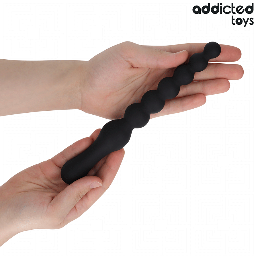 Double Anal Massager Silicone 24 cm - ADDICTED TOYS