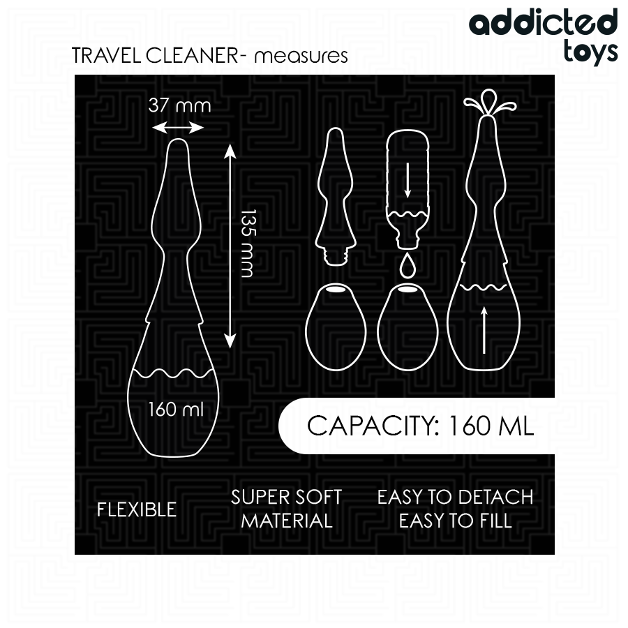 Addicted Toys Travel Cleaner Silicone Model 1