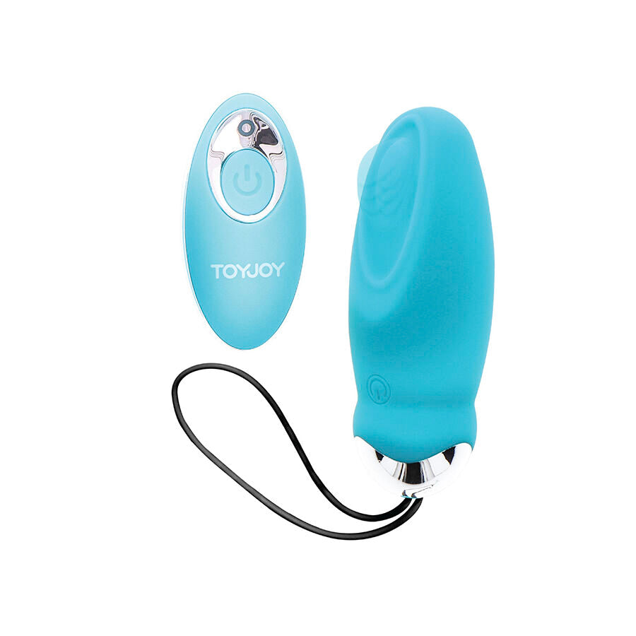 TOYJOY Happiness I'm So Eggcited - Vibrador con Control Remoto Azul
