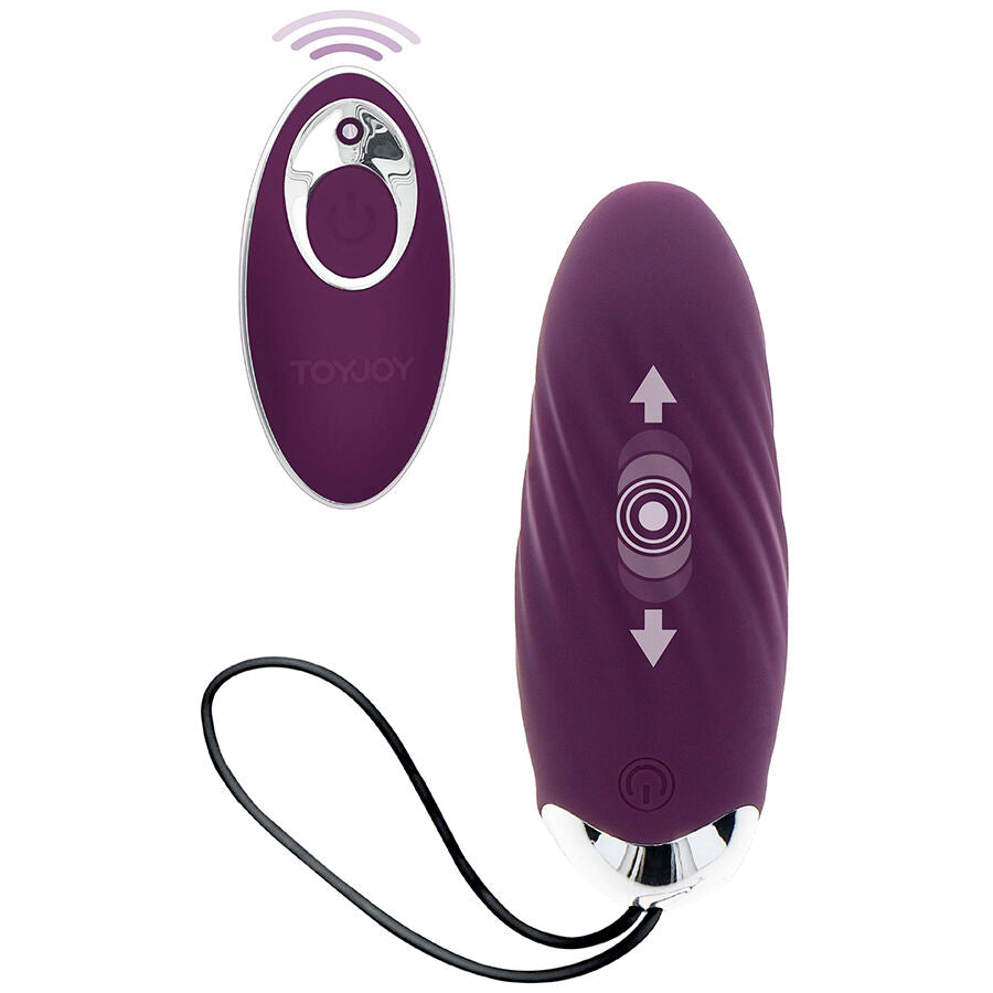 Toyjoy Happiness Knock Knock Eggstavagant Vibrator con Control Remoto Púrpura