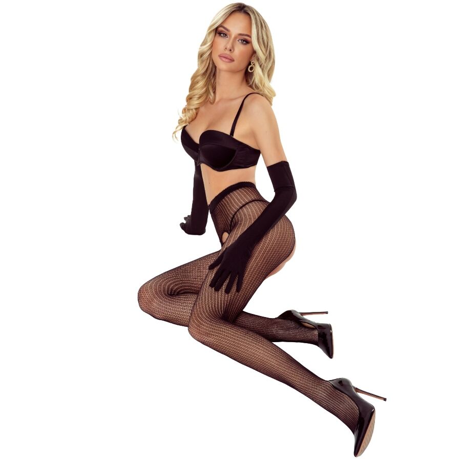 Medias 3/4 Tiopen 038 Black - Passion Woman