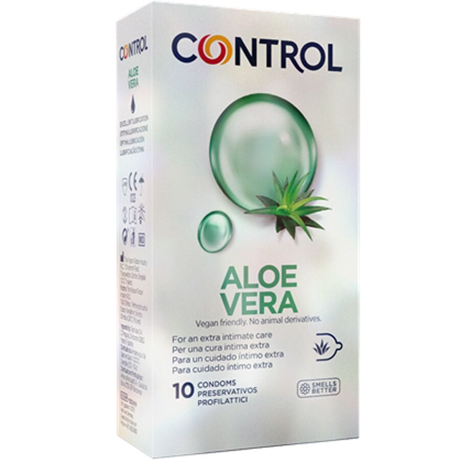 Control Preservativos Aloe Vera - Caja de 10 Unidades