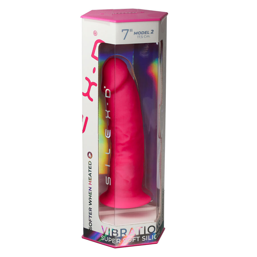 Silexd Realistic Penis Model 2 Pink - Control Remoto 17 cm