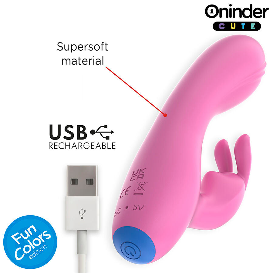 Oninder Cute Love Bunny - Vibrador con Control por App