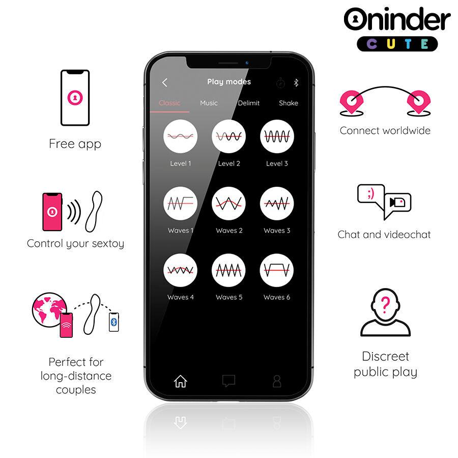 Oninder Cute Love Buddy Master - Vibrador con Control por App