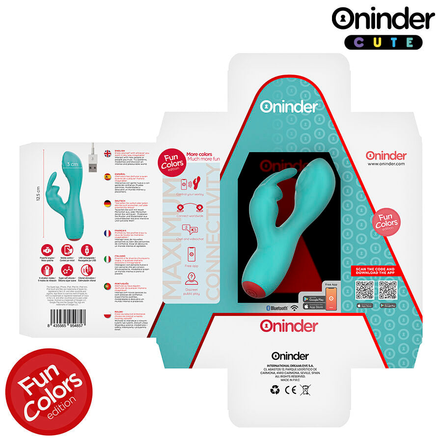 Oninder Cute Love Bunny - Vibrador G-Spot y Clitoral con App