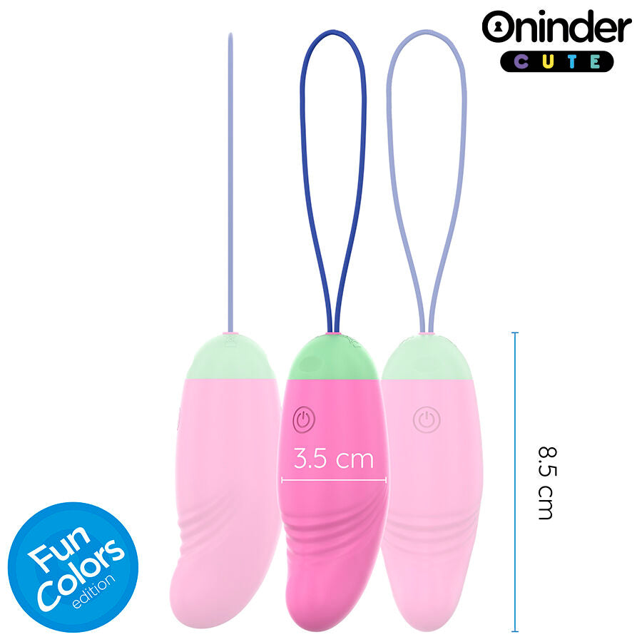 Oninder Cute Love Pleasure - Huevo Vibrador Giratorio 360° con App